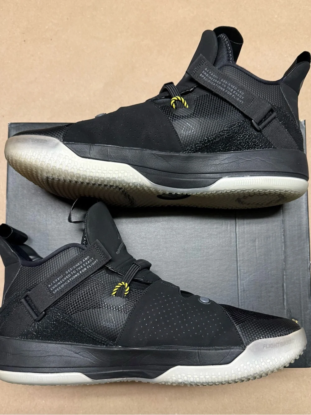 Nike Air Jordan 33 Utility Blackout Mens size 14 Basketball Shoes NDS!